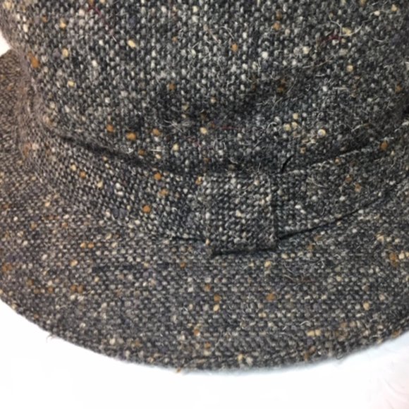 Vintage Dobbs Fifth Ave New York Grey Wool Fedora Hat (Med) - Picture 8 of 11